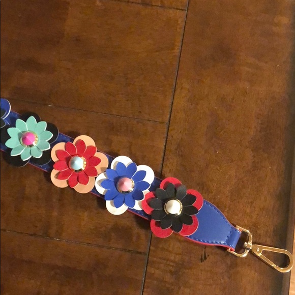Multicolor Flower Bag Straps 90 cm - Picture 5 of 6